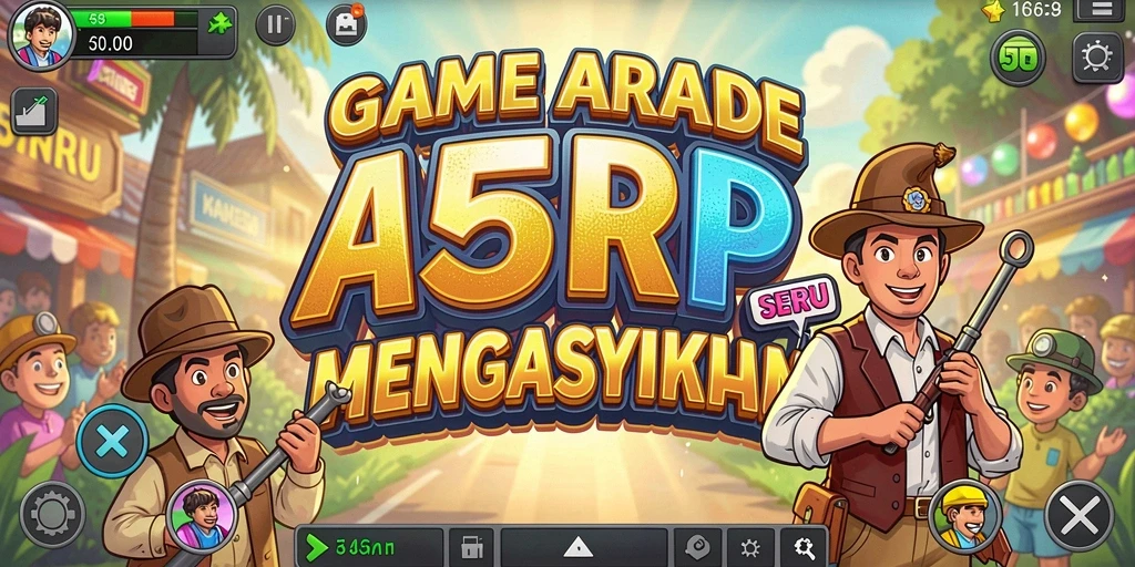Screenshot menunjukkan keseruan gameplay menantang di 55RP.