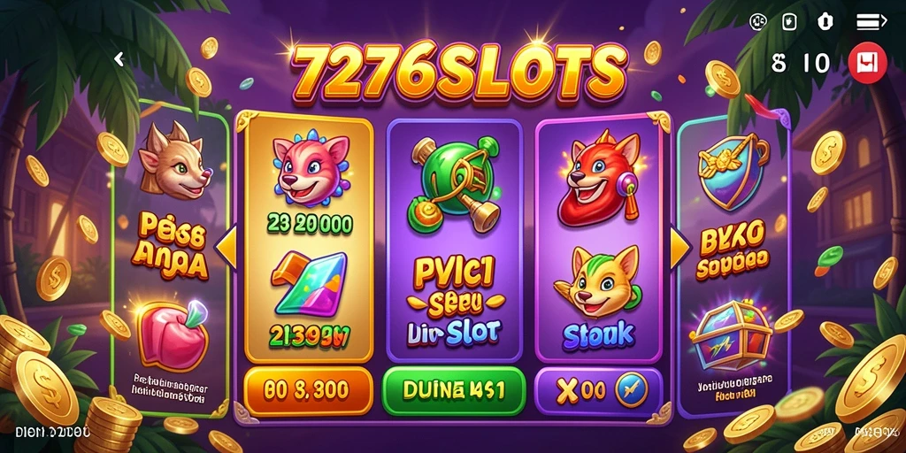 Tangkapan layar dari gameplay seru di 7276SLOTS.
