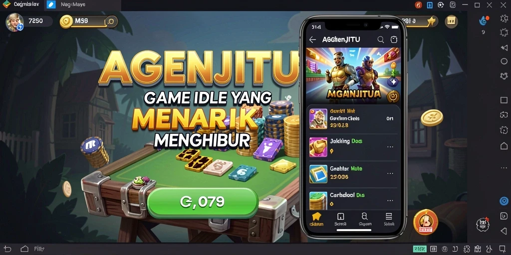 Tampilan gameplay <strong>AGENJITU</strong> yang mengasyikkan dan visual yang menarik.