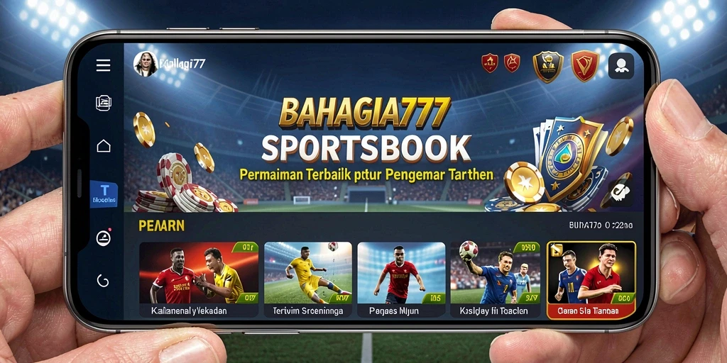 Tampilan menarik dari gameplay Sportsbook BAHAGIA777.