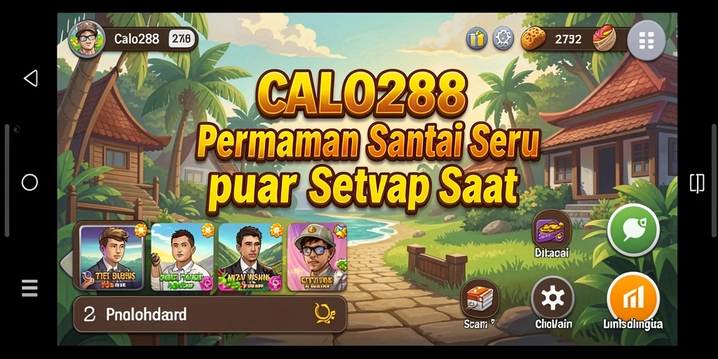 Tampilan gameplay CALO288 dengan keseruan permainan Casual.