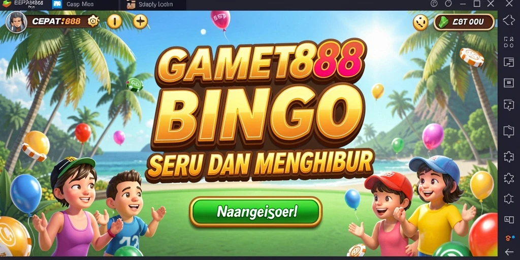 Tampilan gameplay Bingo yang seru dan interaktif di CEPAT88.