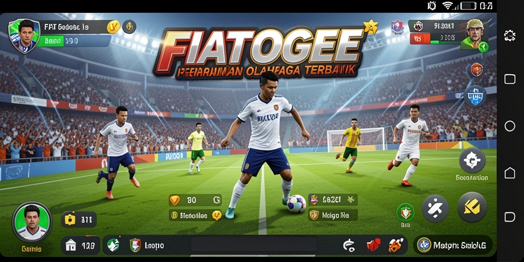 Tampilan menarik dalam gameplay olahraga FIATOGEL.