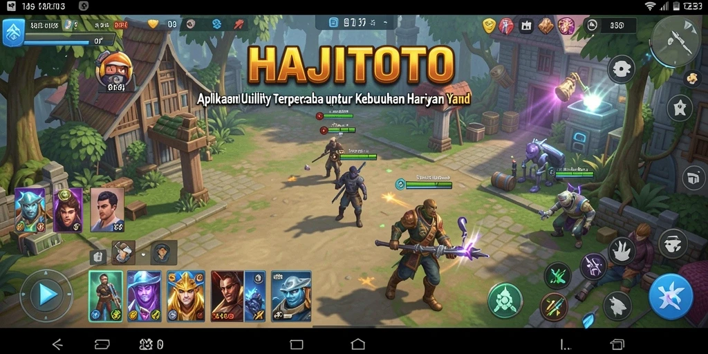 Tampilan antarmuka aplikasi HAJITOTO yang ramah pengguna.