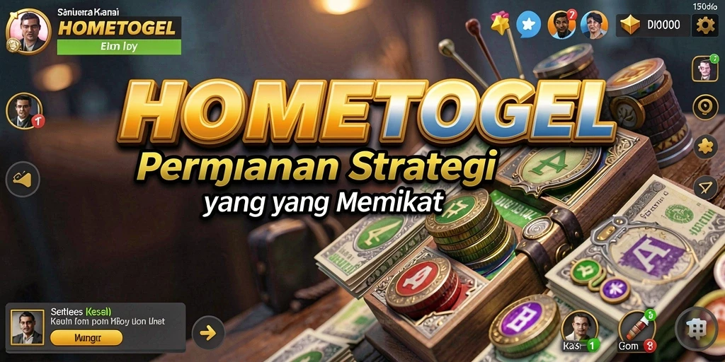 Tampilan screenshot HOMETOGEL menunjukkan gameplay strategis yang mendebarkan.