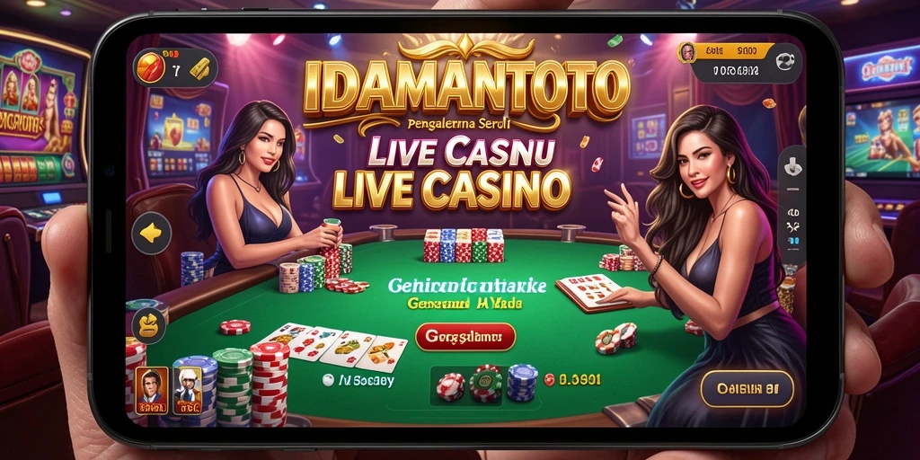 Screenshot gameplay Live Casino yang menarik dan interaktif.