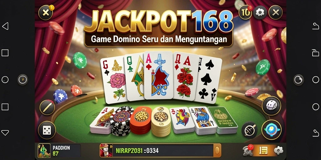 Tampilan gameplay seru di JACKPOT168 yang mendebarkan.