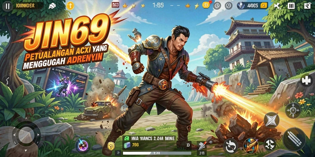 Screenshot gameplay JIN69 menampilkan aksi seru dan grafis yang memukau.