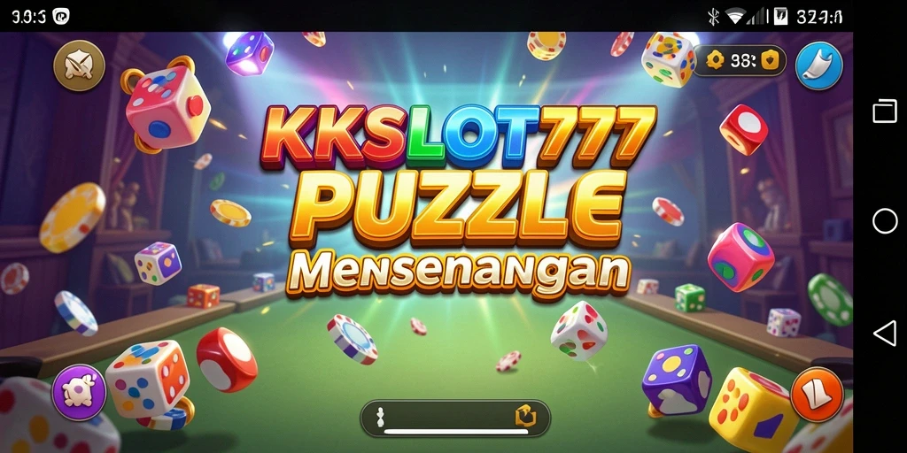 Screenshot dari gameplay KKSLOT777 yang menunjukkan tantangan puzzle.