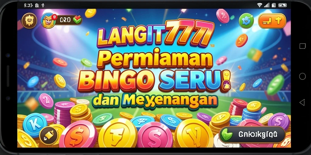 Screenshot utama LANGIT777 yang menunjukkan keseruan gameplay Bingo.