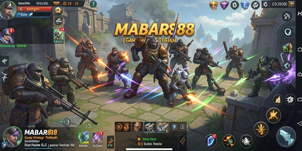 Tampilan gameplay MABAR88 yang seru dan menantang.