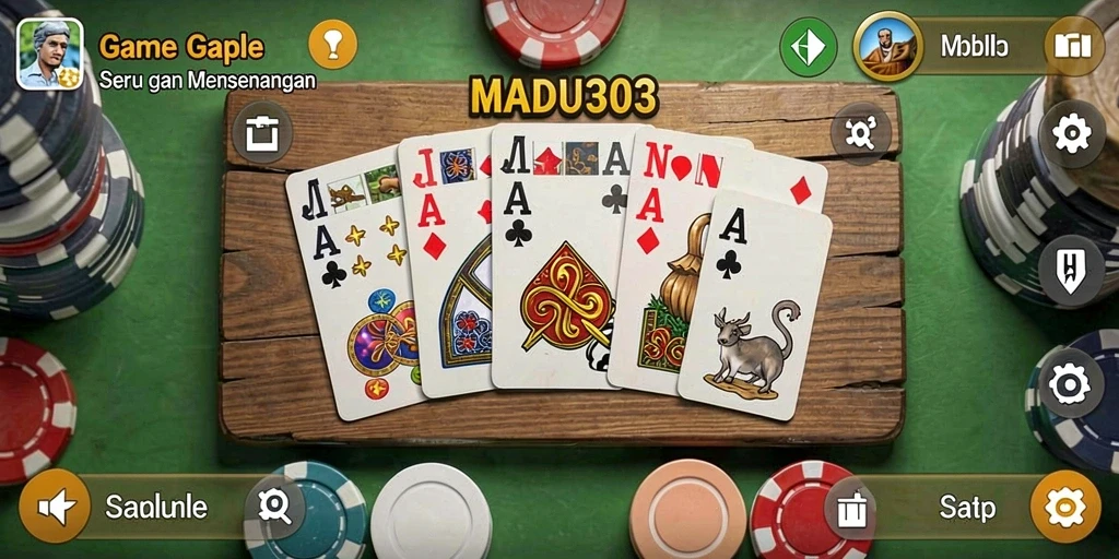 Tampilan gameplay MADU303 yang seru dan menarik.
