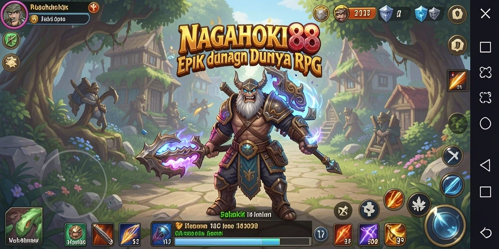 Tampilan permainan dari NAGAHOKI88 yang menakjubkan dalam petualangan RPG.