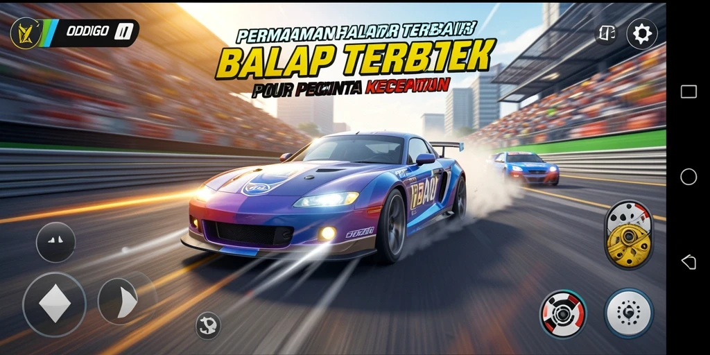 Tampilan gameplay ODDIGO yang seru dan menegangkan.