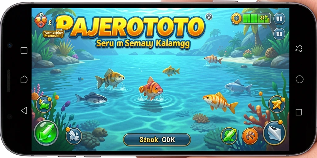 Tangkapan ikan besar dalam permainan PAJEROTOTO yang menegangkan.