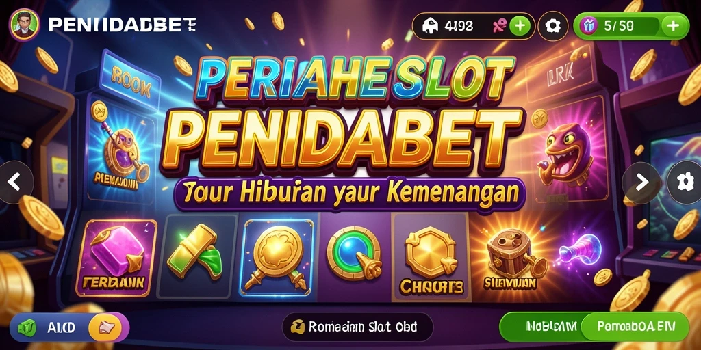Tampilan menarik dari gameplay PENIDABET yang penuh warna.